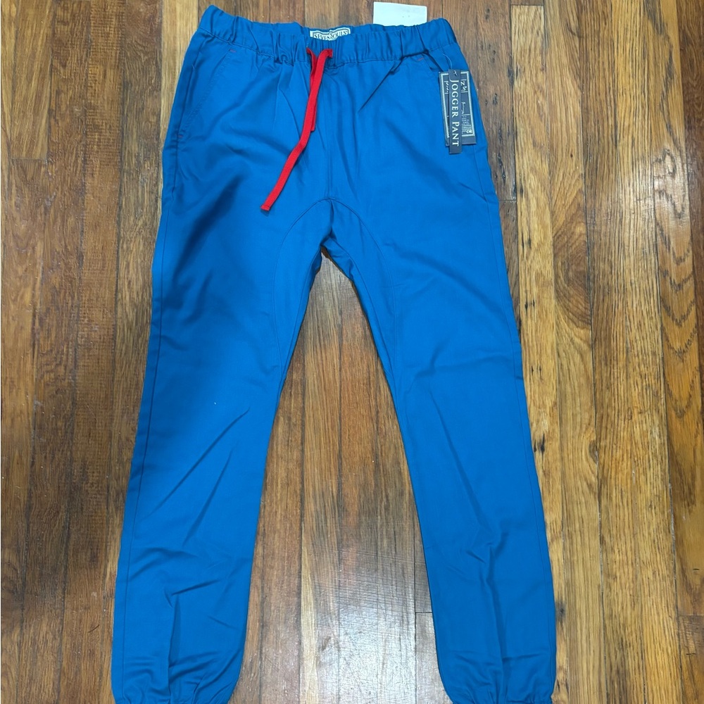 New Bright Blue Joggers Sz:L